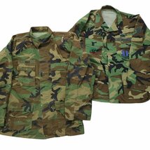 古着卸 まとめ売り フィールドジャケット 米軍実物 ミリタリー 8枚セット (メンズ M /L ) カモMIX ウッドランド MR8512 1円スタート_画像5