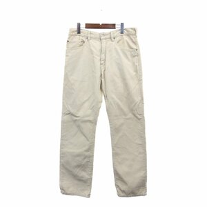 Levi's リーバイス 505 コーデュロイパンツ ボトムス アメカジ カジュアル ホワイト (メンズ W32 L30) 中古 古着 Q0099