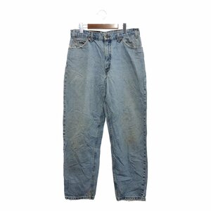 90年代 Levi's リーバイス 560 テーパード デニムパンツ ボトムス アメカジ ブルー (メンズ W33 L30) 中古 古着 Q0157