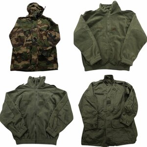 古着卸 まとめ売り 米軍実物・民間 ミリタリー 4枚セット (メンズ ) ジャケットMIX ミリタリー フリースジャケット MR8629