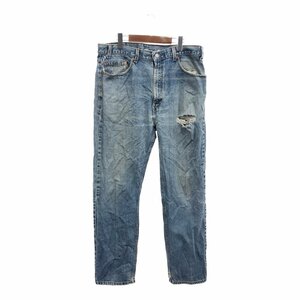 2000年代〜 USA製 Levi's リーバイス 505 デニムパンツ ボトムス アメカジ 大きいサイズ ブルー (メンズ 38×32) 中古 古着 Q0257