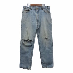 90年代 USA製 Levi's リーバイス 505 デニムパンツ ボトムス アメカジ ブルー (メンズ W36 L30) 中古 古着 Q0271