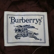 90年代 Burberrys' バーバリーズ ダブルコート ヨーロッパ古着 フラップポケット ワインレッド (レディース 38) 中古 古着 N6988_画像9