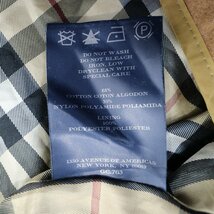 BURBERRY バーバリー ライナー付き ステンカラーコート アウター 総裏地 チェック 防寒 ベージュ (メンズ L相当) 中古 古着 N7027_画像9