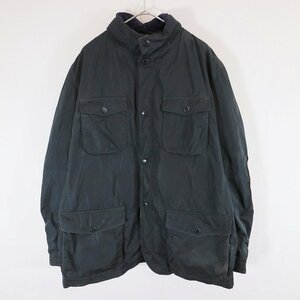 イングランド製 Barbour バブアー Classic Tartan ジャケット 防寒 防水 ヨーロッパ古着 ネイビー (メンズ XXL) 中古 古着 N6779