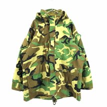 90年代 米軍実物 U.S.ARMY ECWCS GEN1 Level6 GORE-TEX ゴアテックス ミリタリー ウッドランドカモ (メンズ L-REGULAR) N9310_画像1