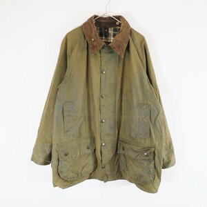 Barbour バブアー BEAUFORT オイルドジャケット 防寒 防風 ヨーロッパ古着 オリーブ (メンズ XL相当) 中古 古着 N7181