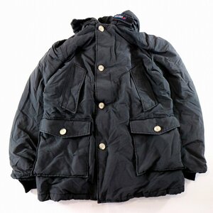 カナダ製 WOOLRICH ウールリッチ ダウンジャケット 防寒 アークティックパーカ ブラック (メンズ M) 中古 古着 N9737