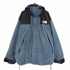 90年代 THE NORTH FACE ノースフェイス GORE-TEX ゴアテックス マウンテンパーカー 防寒 登山 ダークネイビー (メンズ XL) 中古 古着 O0070