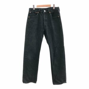 Levi's リーバイス 501 ブラック デニムパンツ アメカジ (メンズ W32 L30) 中古 古着 Q0360