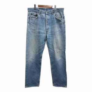 USA製 Levi's リーバイス 501 デニムパンツ アメカジ ライトブルー (メンズ XL相当) 中古 古着 Q0418