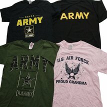 古着卸 まとめ売り ミリタリー 半袖Tシャツ 16枚セット (メンズ S ) ARMY AIRFORCE TS28 MR7883 1円スタート_画像3