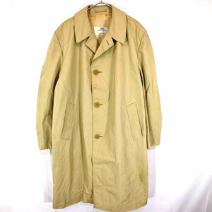 80年代 イングランド製 Aquascutum アクアスキュータム コート ヨーロッパ古着 ベージュ (メンズ XL相当) O1347 中古 古着