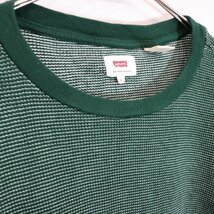 Levi's リーバイス サーマル 長袖Ｔシャツ 大きいサイズ アメカジ チェック グリーン (メンズ XL) O1432 中古 古着_画像4