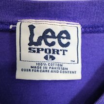 Lee リー NFL ミネソタ・バイキングス 半袖Ｔシャツ アメフト プロチーム Vネック パープル (メンズ L) O1958 中古 古着_画像6