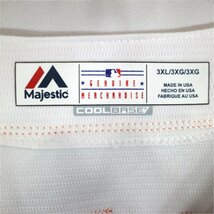 Majestic マジェスティック MLB ヒューストン・アストロズ プロチーム ゲームシャツ コレア ホワイト (メンズ 3XL) O2226 中古 古着_画像10
