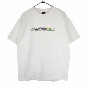 NIKE ナイキ ツール・ド・フランス 2005年 半袖Ｔシャツ ホワイト (メンズ L) O2567 中古 古着