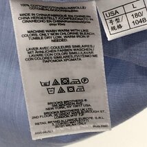 Brooks Brothers ブルックスブラザーズ スリーピングシャツ パジャマ オープンカラー ブルー (メンズ L) 中古 古着 Q0428_画像3