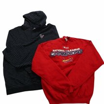 古着卸 まとめ売り プロチーム スウェット 8枚セット (メンズ XL ) NFLパッカーズ ライオンズ フルジップパーカー SW2 MR9053_画像3