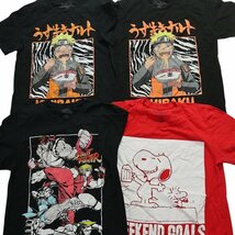 古着卸 まとめ売り キャラクター 半袖Tシャツ 16枚セット (メンズ S ) アニメ ディズニー ジャンプ TS10 MR8157 1円スタート_画像5