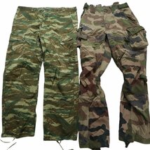 古着卸 まとめ売り フィールドパンツ 米軍実物 ミリタリー 8枚セット (メンズ ) ウッドランドカモ デザートカモ EM2 MR8639 1円スタート_画像2