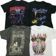 古着卸 まとめ売り 音楽・バンド 半袖Tシャツ 16枚セット (メンズ S ) レッドツェッペリン デフレパード TS19 MR7374 1円スタート_画像4