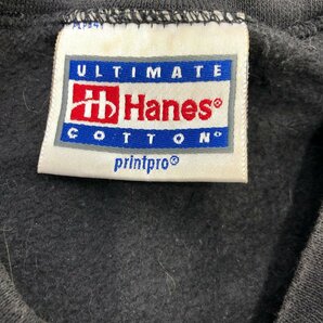 SALE///// 90年代 Hanes ヘインズ Comanche John スウェット アート ブラック (メンズ X-LARGE) 中古 古着 P4929の画像4