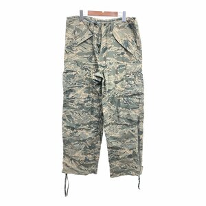 2000年代〜 米軍実物 U.S.AIRFORCE APECS GORE-TEX ゴアテックス パンツ 防水 ミリタリー ABUカモ (メンズ M-REG) 中古 古着 Q0630