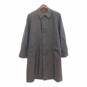 40年代 Bond CLOTHES ステンカラー ロングコート ヴィンテージ ブラウン (メンズ M相当) 中古 古着 Q0642