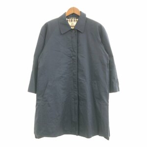 イングランド製 Aquascutum アクアスキュータム トレンチコート ヨーロッパ古着 ネイビー (レディース XL相当) 中古 古着 P6601