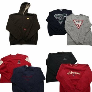 古着卸 まとめ売り ブランドMIX スウェット 7枚セット (メンズ L /XL ) ディッキーズ Lee アバクロ クイックシルバー MR9085 1円スタート