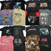 古着卸 まとめ売り 音楽・バンド 半袖Tシャツ 16枚セット (メンズ L ) ニルヴァーナ ツーパック TS19 MR8700 1円スタート_画像1