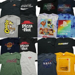 古着卸 まとめ売り 有名企業 半袖Tシャツ 16枚セット (メンズ XS /S /M ) コカ・コーラ ピザハット サブウェイ TS7 MR8551 1円スタート