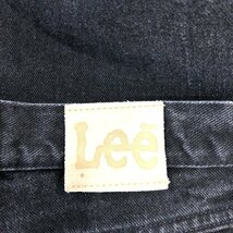 USA製 Lee リー テーパード デニムパンツ アメカジ ブラック (レディース 14) 中古 古着 Q0990_画像6