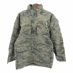 2000年代〜 米軍実物 U.S.AIRFORCE APECS GORE-TEX パーカー ジャケット ミリタリー ABUカモ (メンズ S-REG) 中古 古着 Q1013