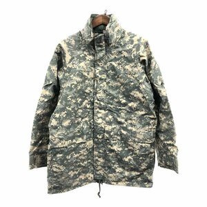 2000年代〜 米軍実物 U.S.ARMY ECWCS GEN2 GORE-TEX パーカー ジャケット 防水 ミリタリー ACUカモ (メンズ MEDIUM-LONG) 中古 古着 Q0984