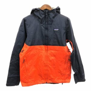 【B品】 patagonia パタゴニア トレントシェルジャケット h2no アウトドア 防水 オレンジ (メンズ M) 中古 古着 Q1068