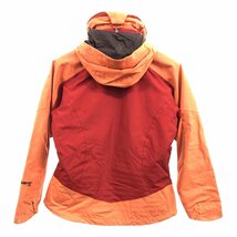 【B品】 patagonia パタゴニア GORE-TEX ゴアテックス マウンテンパーカー アウトドア オレンジ (レディース M) 中古 古着 Q1075_画像2