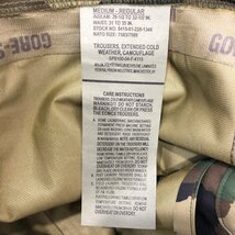 2000年代〜 米軍実物 U.S.ARMY ECWCS GEN1 GORE-TEX ゴアテックス パンツ ミリタリー ウッドランドカモ (メンズ M-REG) 中古 古着 Q1093_画像6