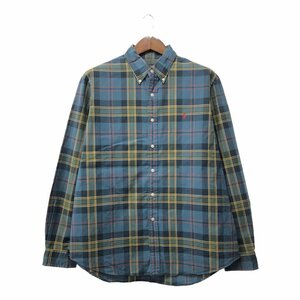 Polo by Ralph Lauren ポロ ラルフローレン ボタンダウンシャツ マドラスチェック マルチカラー (メンズ XL) 中古 古着 Q1198