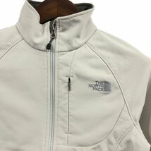 THE NORTH FACE ノースフェイス ソフトシェル ジャケット アウトドア ホワイト (レディース S/P) 中古 古着 Q1324_画像4