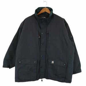 2000年代〜 Carhartt カーハート 中綿ナイロン ワークジャケット 防寒 防風 ワーク アメカジ ブラック (メンズ XL) O8420 中古 古着