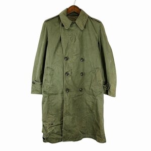 SALE/// 50~60年代 米軍実物 U.S.ARMY オーバーコート ミリタリー 戦闘服 アウター オリーブ (メンズ SMALL/SHORT) P0148