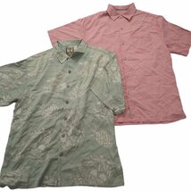 古着卸 まとめ売り トミーバハマ アロハシャツ 半袖シャツ 8枚セット (メンズ Ｌ /XL ) 柄シャツ カラー系 MN9053_画像4