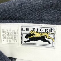 SALE/// デッドストック 新品タグ付き 90年代 USA製 LE TIGRE スラックス パンツ 2タック グレー (メンズ Ｗ30) P0239_画像7