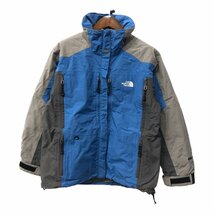 THE NORTH FACE ノースフェイス GORE-TEX ゴアテックス マウンテンジャケット アウトドア ブルー (レディース L相当) 中古 古着 Q1442_画像1