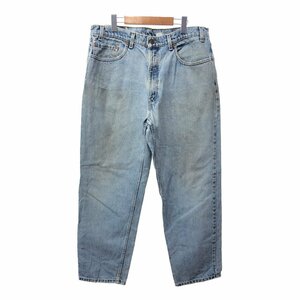 90年代 Levi's リーバイス 550 リラックスフィット テーパード デニムパンツ アメカジ 大きいサイズ (メンズ W38 L30) 中古 古着 Q1445