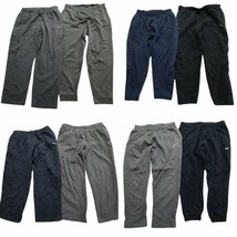 古着卸 まとめ売り ナイキ スウェット パンツ 8枚セット (メンズ XL /2XL ) シンプル ロゴ ポリエステル地 MS0161_画像2