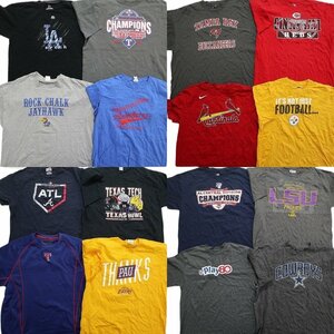 古着卸 まとめ売り プロチーム 半袖Tシャツ 16枚セット (メンズ XL /2XL ) NBA NFL カージナルス MR9936 1円スタート