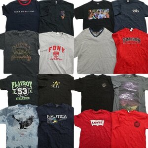 古着卸 まとめ売り ブランドMIX 半袖Tシャツ 16枚セット (メンズ M /L ) リーバイス ノーティカ トミーヒルフィガー MS0005 1円スタート